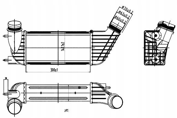 фото №2, Интеркулер citroen jumpy 2,0hdi nrf