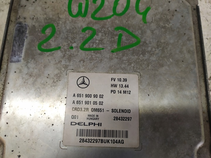 фото №5, Mercedes w212 eklasa 2.2 cdi комп'ютер двигуна