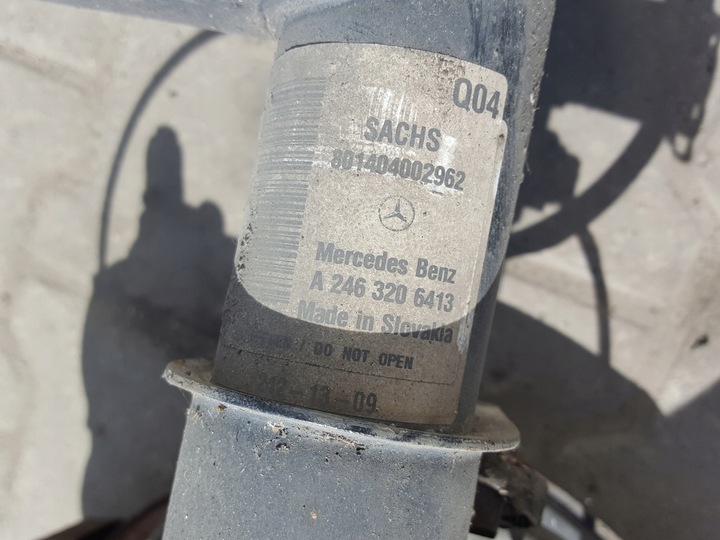 фото №5, Mercedes b w246 1.6 b амортизатор поворотна опора права