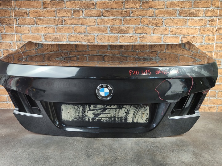 фото №8, Крышка зад задняя багажника bmw 5 f10 чёрный sapphire 475