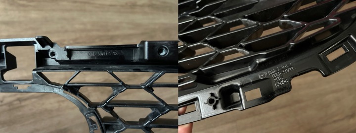 фото №16, Mazda 3 iv bp 2019- решітка радіатора чорна bckb оригінал