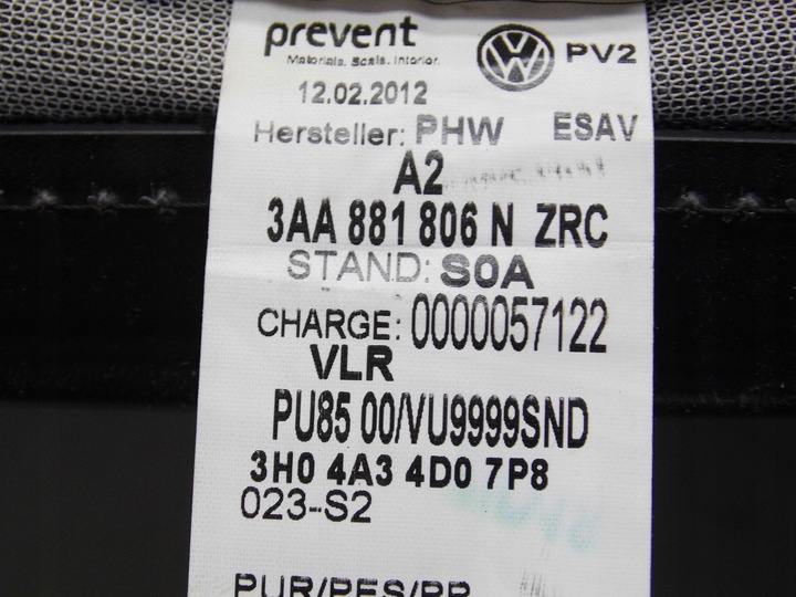 фото №9, Оббивка килимок обігріву спинка сидіння 3aa963557ac vw passat b7 шкіра