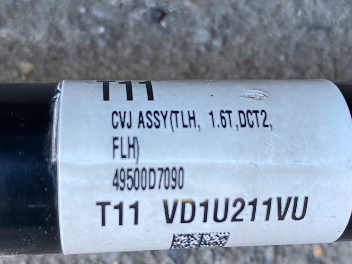 фото №9, Kia sportage iv полуось перед 1.6 t-gdi правая левая 49500-d7090 49501-d7030