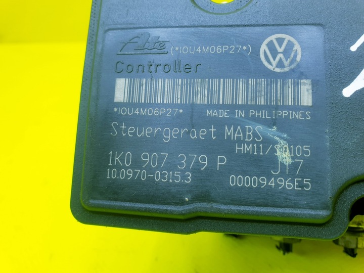 фото №7, Насос блок управления abs esp octavia ii a3 8p golf v caddy 1.9 2.0