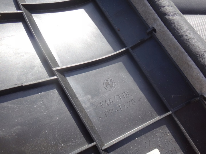 фото №7, Спинка диван зад задняя сиденье bmw e46 универсал кожа чёрная