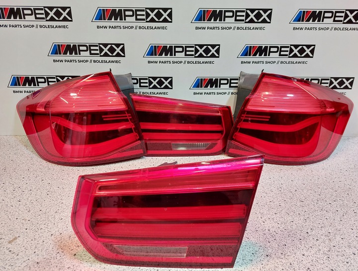 фото №7, Bmw f30 lci рестайлінг лампа led задня w кришка багажника права 6912007