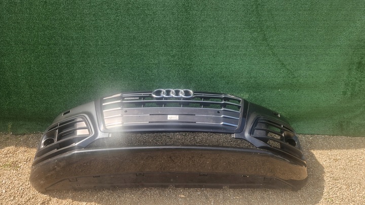 фото №7, Audi q5 ii s line 80a 2017-2020 бампер перед чёрный оригинал