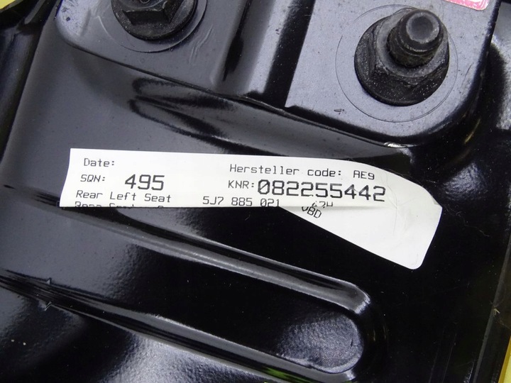 фото №9, Skoda roomster 06-15 диван зад комплектная welurowa 5j7885021 5j7885027