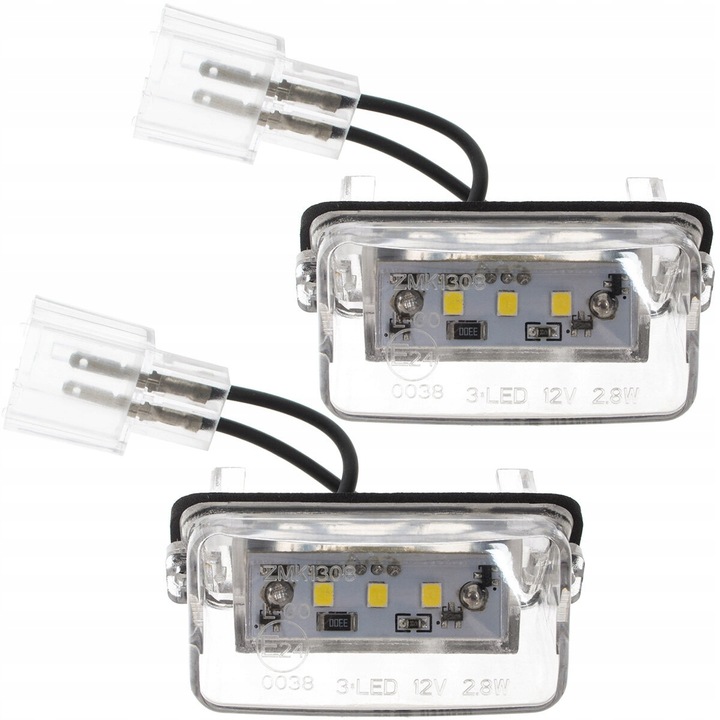 фото №4, Подсветка номерного знака регистрационный led peugeot 306 5008 partner