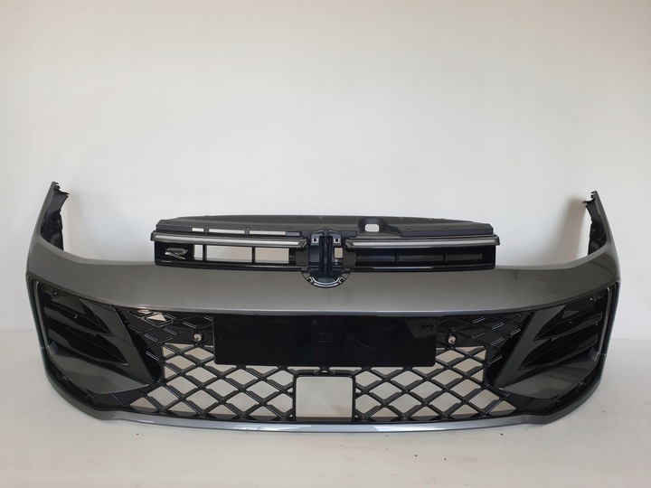 фото №1, Volkswagen vw passat b9 3j r-line 23- бампер перед решётка радиатора led pdc плита