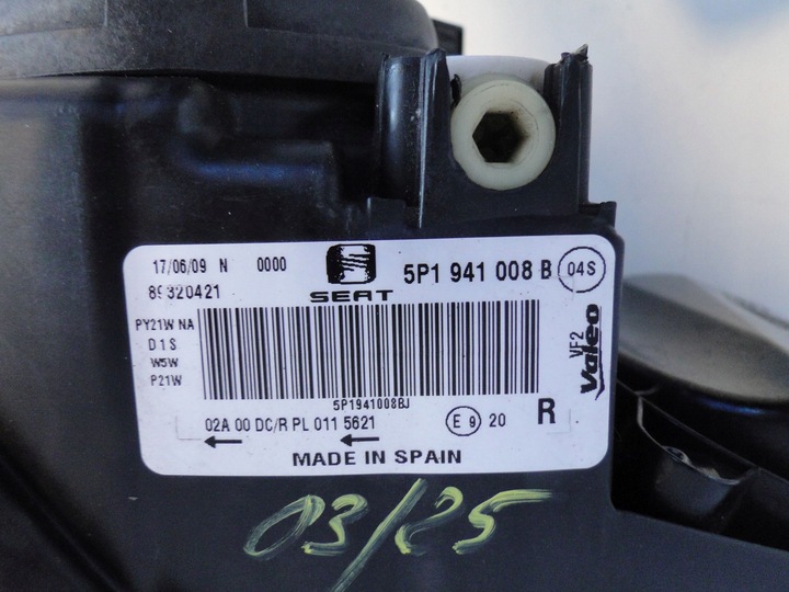 фото №9, Seat leon ii лампа передняя правая 5p1941008b ксенон рестайлинг