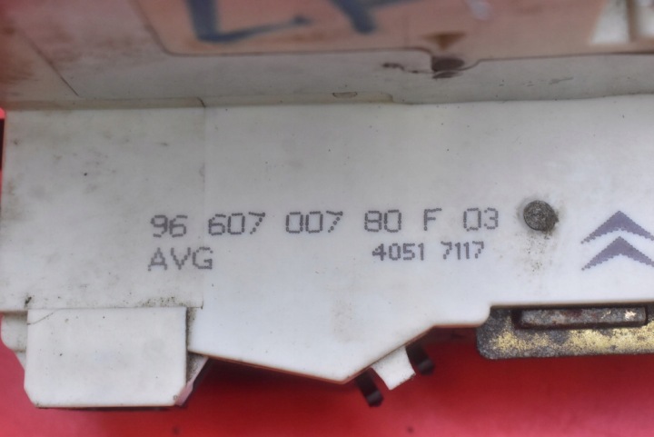 фото №6, Замок двери левые перед передний eu 9660700780 citroen c4 1 i 3d hb 04-08