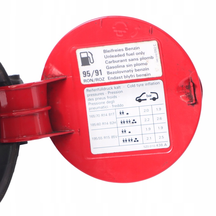 фото №11, Vw volkswagen fox 5z крышка заливка топлива панель tornado red - y3d 5z0809857a