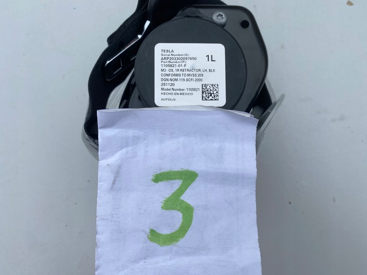 фото №2, Tesla 3 pas патрон/заряд air bag новый