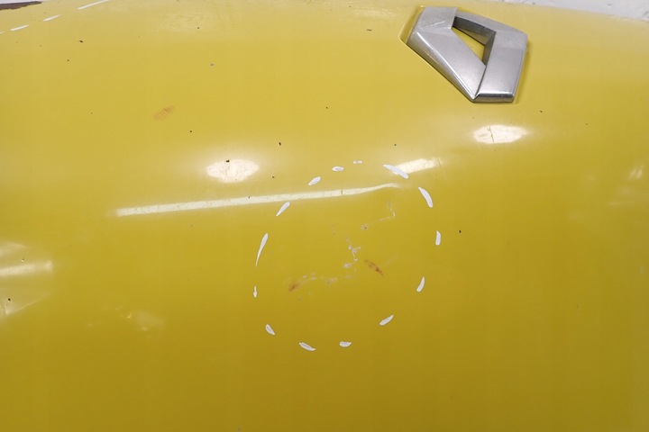 фото №5, Renault kangoo i капот крышка двигателя жёлтая