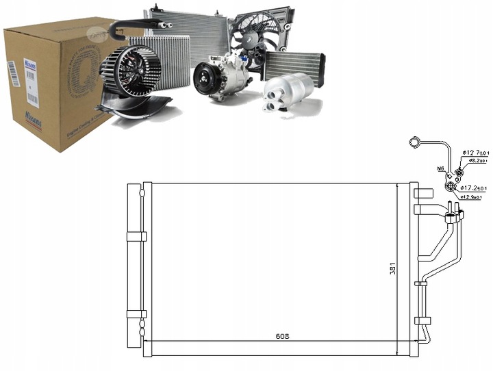 фото №11, Nissens 940268 конденсатор, кондиционер