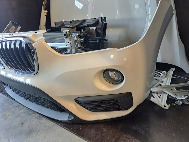 фото №9, Bmw x1 f48 перед капот pas бампер лампы капот альпийский белый 3 300