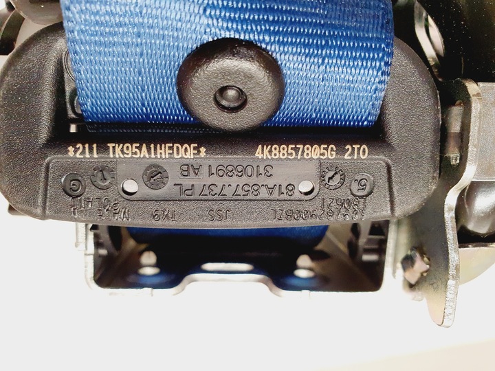 фото №9, Audi a6 c8 4k a7 c8 4k8 ремни безопасности перед зад сині новое