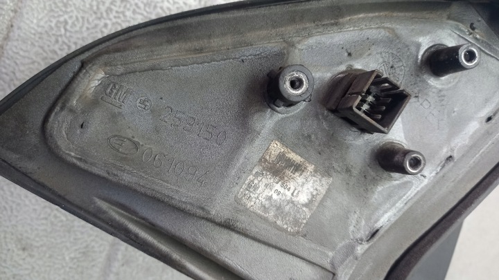 фото №7, Дзеркало праве opel astra g 02r 1.7dti 5pin
