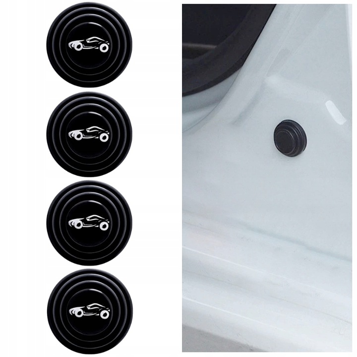 фото №1, 4x відбійник наклейка ciche замикання доводчик двері