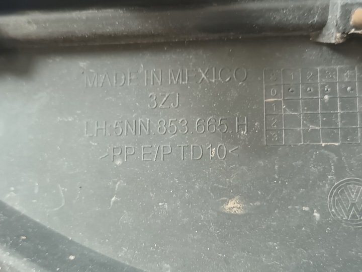 фото №11, Спойлер pod бампер переднее vw tiguan allspace рестайлинг 5nn + решётки спойлер