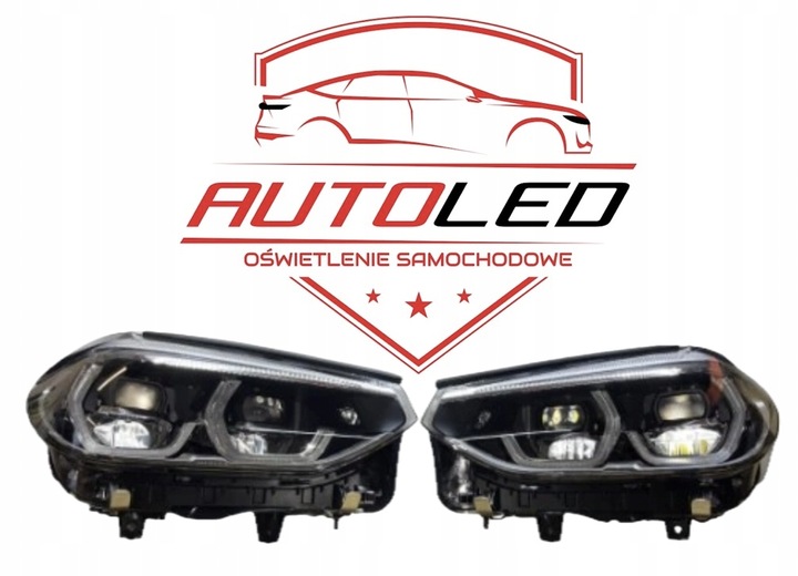 фото №1, Bmw x4 g02 x3 g01 x3m лампи перед адаптивний led комплектні з модулями
