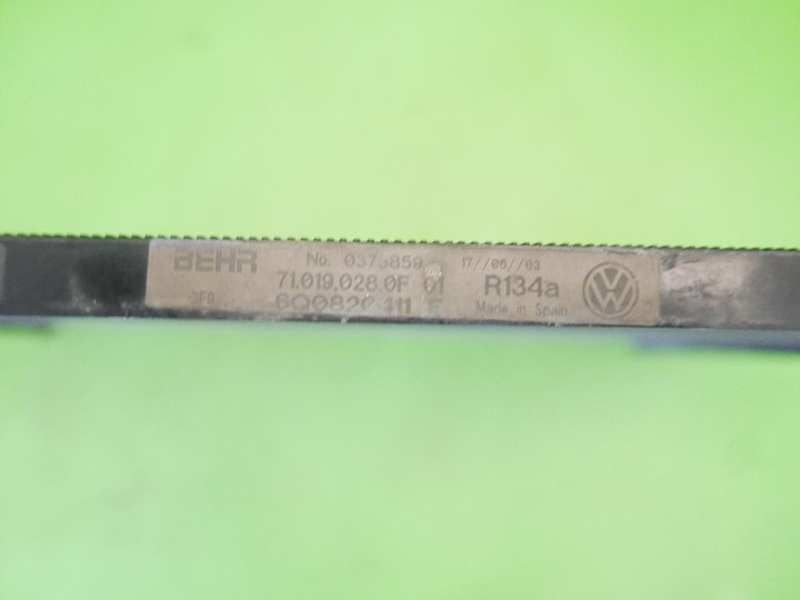 фото №8, Радіаторів кондиціонера skoda fabia i 6y 1.2 99-04