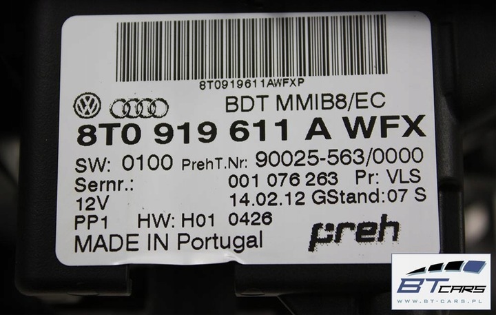 фото №7, Audi a4 a5 q5 набір mmi 3g монітор + зчитувач + панель 8t0919611a 8r1035654a