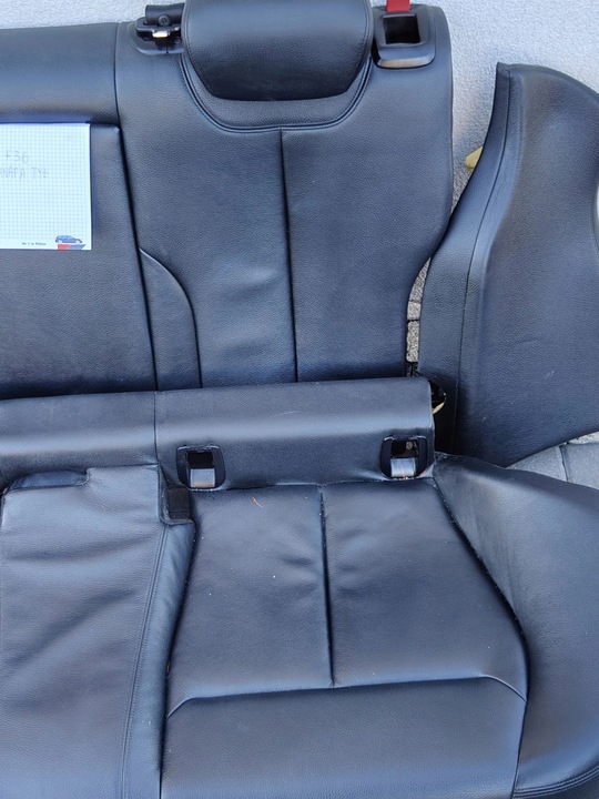 фото №6, Bmw 4 f36 gran купе 14-17 диван задня чорна шкіра kpl