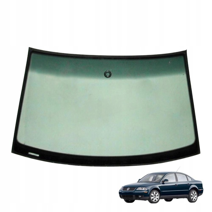 фото №1, Лобовое vw passat 1996-05 skoda superb 2001-08 зелёная pas датчик