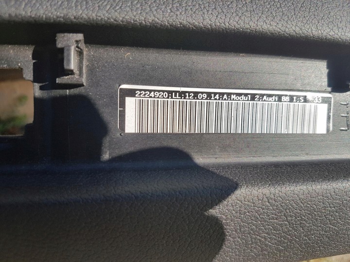 фото №5, Консоль панель подушка безпеки спрацювання audi a4 b8