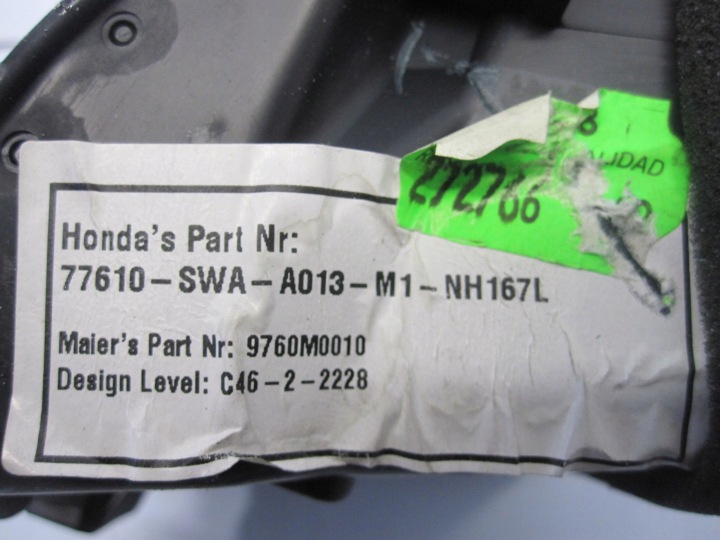 фото №6, Honda cr-v iii 09r решётка воздуховод 77610-swa-a013-m1-nh167l 9670m0010