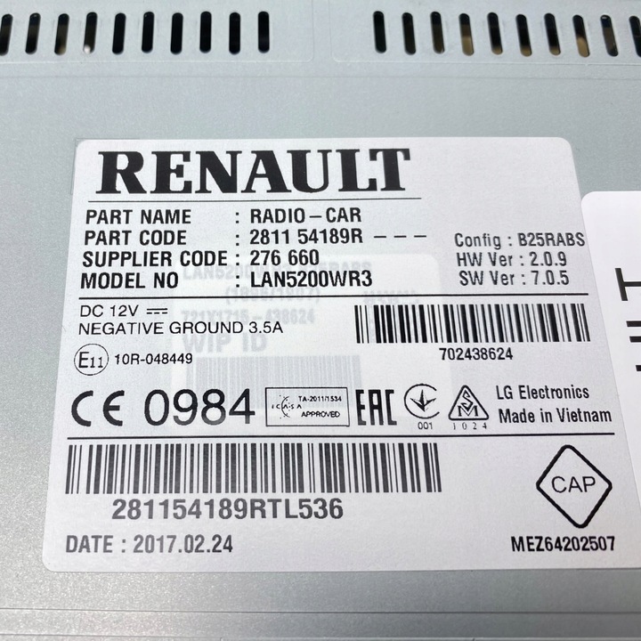 фото №13, Нове оригінальний номер радіо мультимедійні навігація renault master iii 281154189r