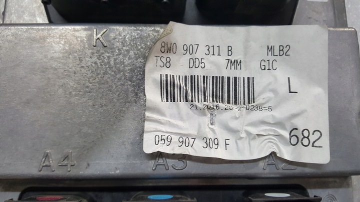 фото №9, Комп'ютер блок керування двигуна audi a4 b9 a5 3.0 tdi 059907309f 8w0907311b