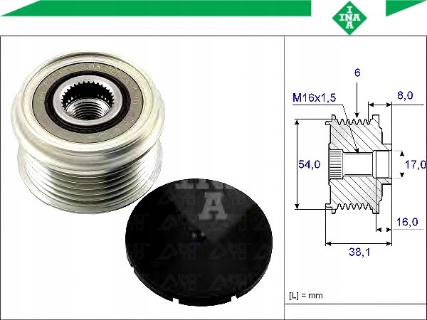 фото №2, Зчеплення генератор fiat albea 1.7 td 178_