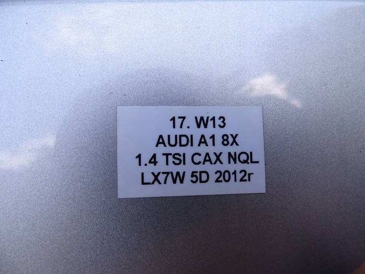 фото №13, Дверь левый зад левая задние lx7w audi a1 s1 8x 10-18r 5d 5 дверь