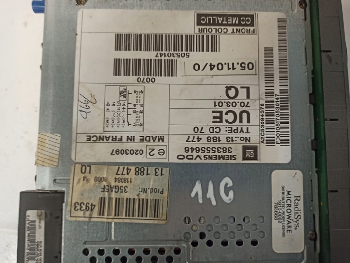 фото №6, Opel vectra c рестайлинг радио радиопроигрыватель навигация 13188477