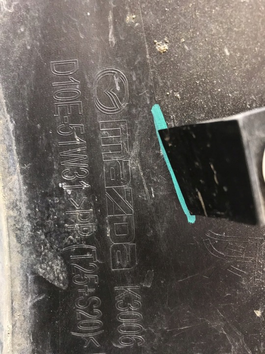 фото №14, Планка накладка крыльев левый перед mazda cx3 cx-3 2015 d10e51w31