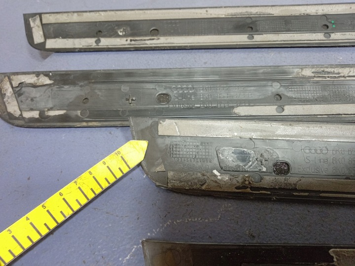 фото №12, Audi s4 a4 b8 планки пороговые комплект 8k0853373b