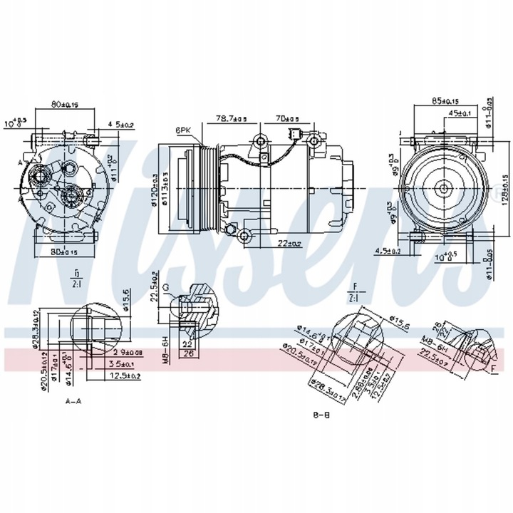 фото №1, Компрессор кондиционера ford c-max focus ii 04-12