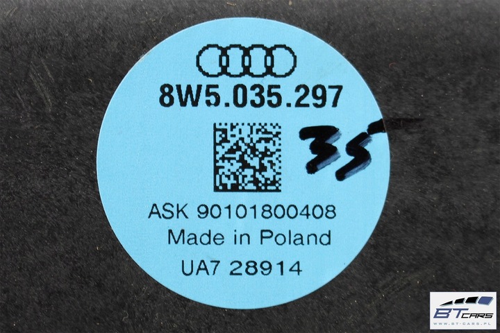 фото №9, Audi a4 sedan динаміки підсилювач 8w0035223 bang olufsen 8w динамік nagłoś