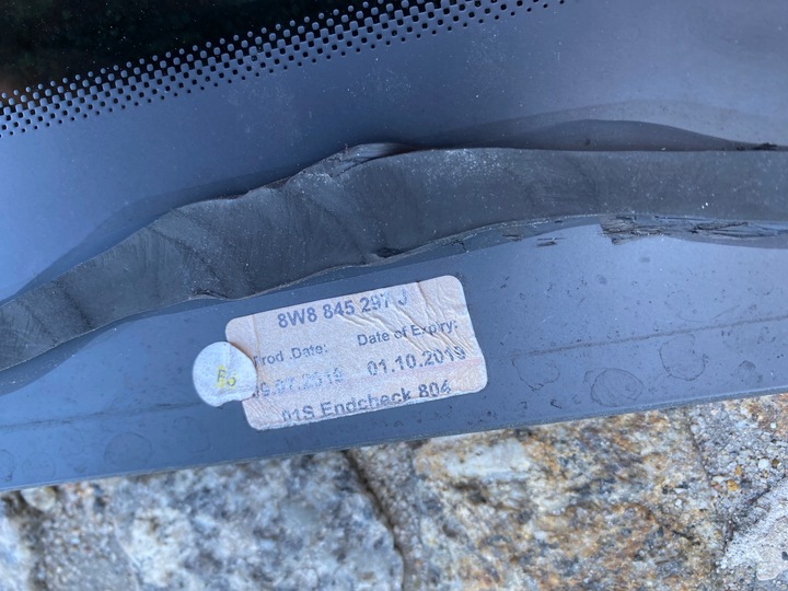 фото №10, Audi a5 8w8 8w скло кузовна ліва зад 8w8845297 оригінал