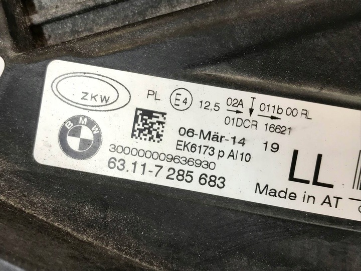 фото №16, Bmw 3 f34 gt bi-xenon led фара лівий лампа 63117285683