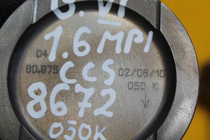 фото №8, Поршень поршни шатун шатун vw golf vi audi seat skoda 1.6 mpi 081178 050k