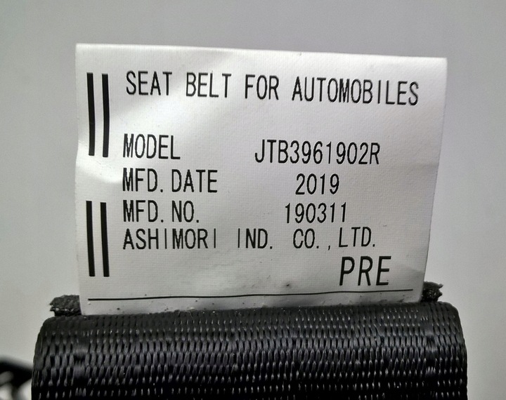 фото №11, Mazda cx-5 ii kf 2017- pas безпеки праві зад оригінальний номер eu kb8m-57-lmod