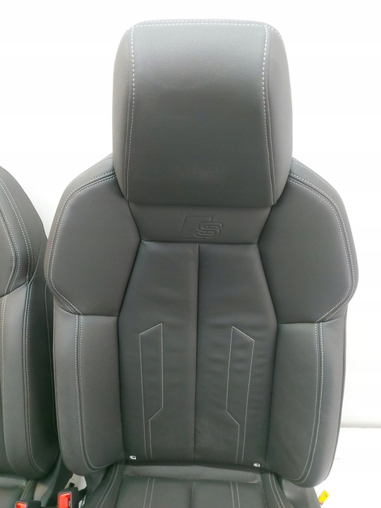 фото №11, Audi q4 40 e-tron сиденья диван кожаные чёрные оригинал s-line