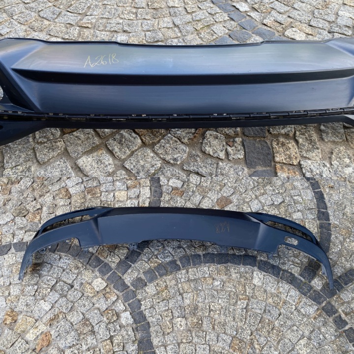 фото №10, Audi a4 b9 рестайлинг 8w спойлер накладка бампера зад 8w0807521aa оригинал