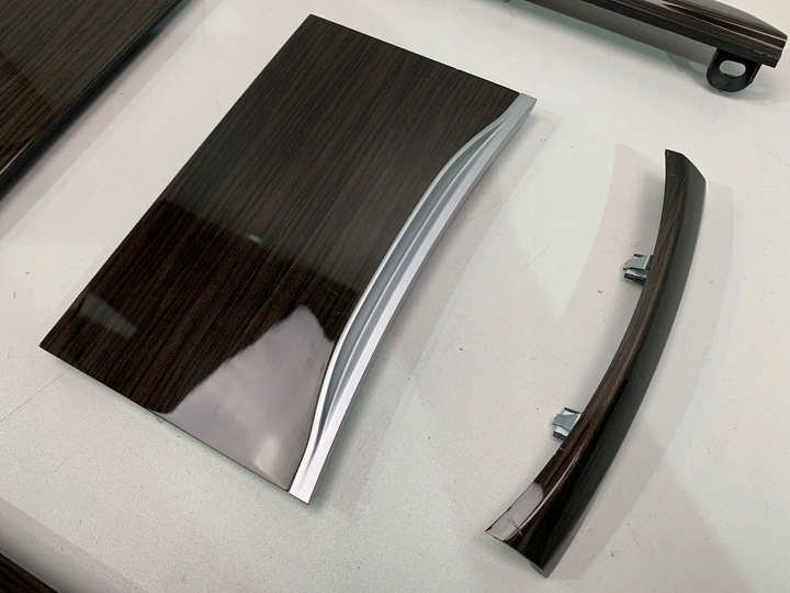 фото №5, Bmw 7 g11 g12 планки декоры туннеля fineline коричневый