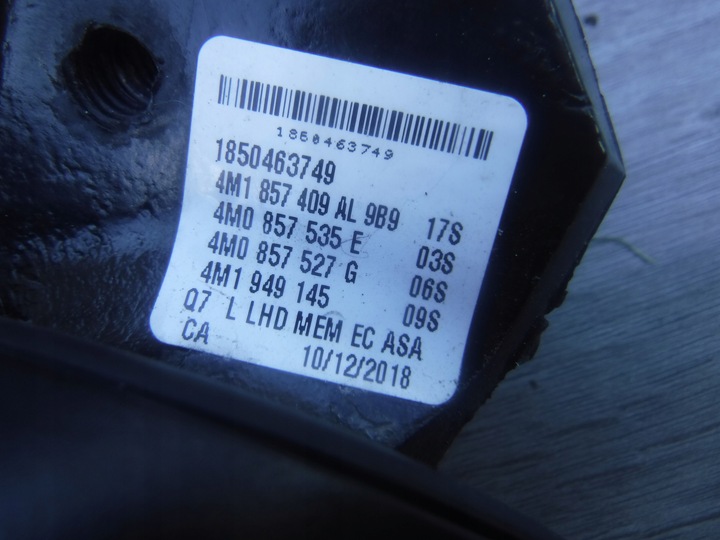 фото №15, Audi q7 sq7 4m дзеркало карбон камера карбон ліві