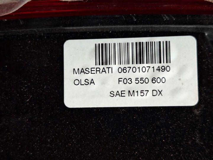 фото №7, Maserati ghibli 2013- .. фара зад задня .. " usa " ліва права